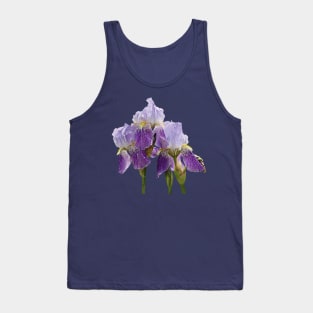 Irises - Lavender Irises Tank Top